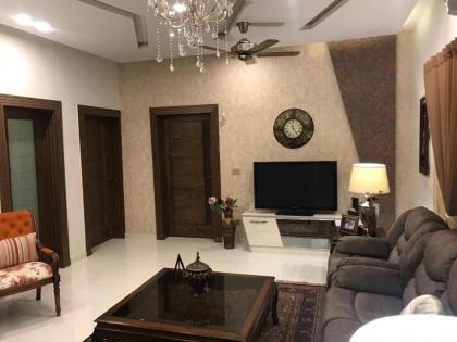 MJS Entire New Designer House 5 BR 13 bed 2 living reclining sofas Italian kitchen 6 bath garage side garden at prime location of Bahria Town Islamabad - image 16